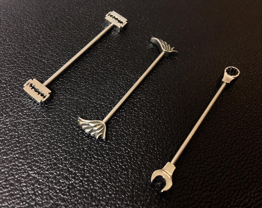 Industrial piercing in surgical steel Tools