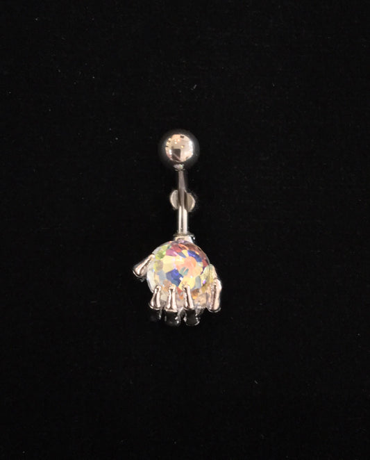 Colored chrome surgical steel piercing