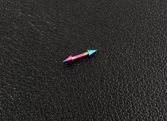 Surgical Steel Piercing Spike Rainbown