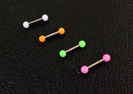 Surgical Steel Piercing whith plastic balls